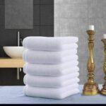 White towel 100*160cm - Image 2