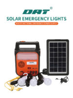 AT-9012 DAT solar energy system kits home solar lighting system rechargeable emergency light