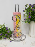 Stainless kitchen paper towel holder