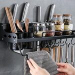 Wall mount kitchen rack