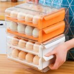 Acyric double egg tray