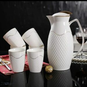 Teaset white 8pcs