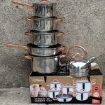 12pc stainless cookware ym
