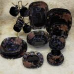 38pcs black dinner set - Image 2