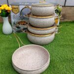 9pcs Granite Coating Cookware*