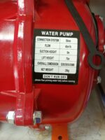 Arebos water pump 7.5hp - Image 3