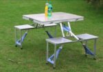 Portable picnic table set