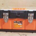 Metallic Empty tool box 16inch