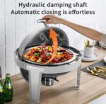 Round heavy chaffing dishes