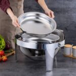 Round heavy chaffing dishes - Image 2
