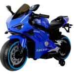 Lucky kid's motorbike