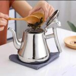 Luxurious Stainless steel tea pot