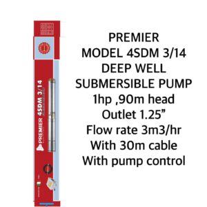 Premier submersible pump 1hp