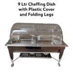 Cheffing dish with plastic lid
