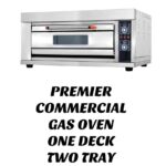 Commercial gas oven 2 tray