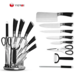 Knife Set With 360 Degree Rotating Stand
