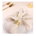 Napkin &golden rings - Image 2