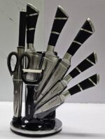 Knife Set With 360 Degree Rotating Stand - Image 6