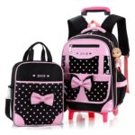 2in1 3D Children Trolley School Backpack (Detachable) - Image 2