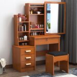 Dressing table with sliding mirror - Image 2