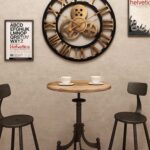 Roman Vintage Gear wall Clock