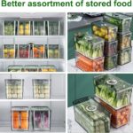 Acrylic Fridge Organizer with Holder/Storage Container