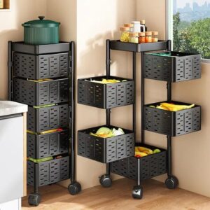 5Tier Square Multi-layer Basket Storage Rack