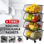 4 layer trolley mesh rack - Image 3