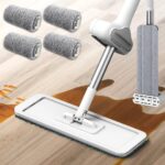 2 in 1 360°Rotating flat mop with extra mop pads - Image 2