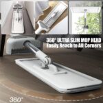 2 in 1 360°Rotating flat mop with extra mop pads - Image 4