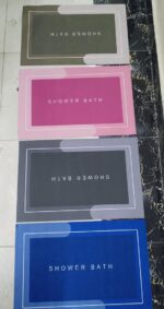 Anti slip bathroom mat