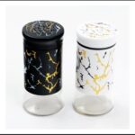 marble coated salt shakers 
