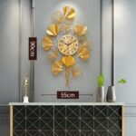 wrought iron Leaf Wall clock - Image 2
