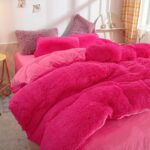 Luxury designs Velvet plush Fluffy Duvet set - Image 3