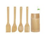 Bamboo cooking tools set
