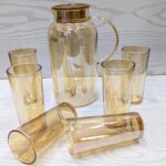 Glass juice/water set