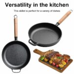 Thickened cast iron frying pan
