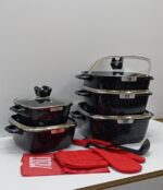 MGC co.SQUARE Granite cookware sufuria set - Image 3