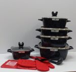 MGC co.SQUARE Granite cookware sufuria set