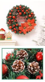 Christmas Door Wreath Decor - Image 5