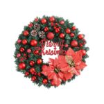Christmas Door Wreath Decor - Image 4