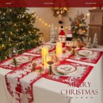 Christmas themed table runners